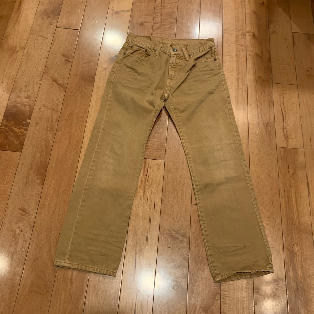 American eagle 5 pocket tan pants